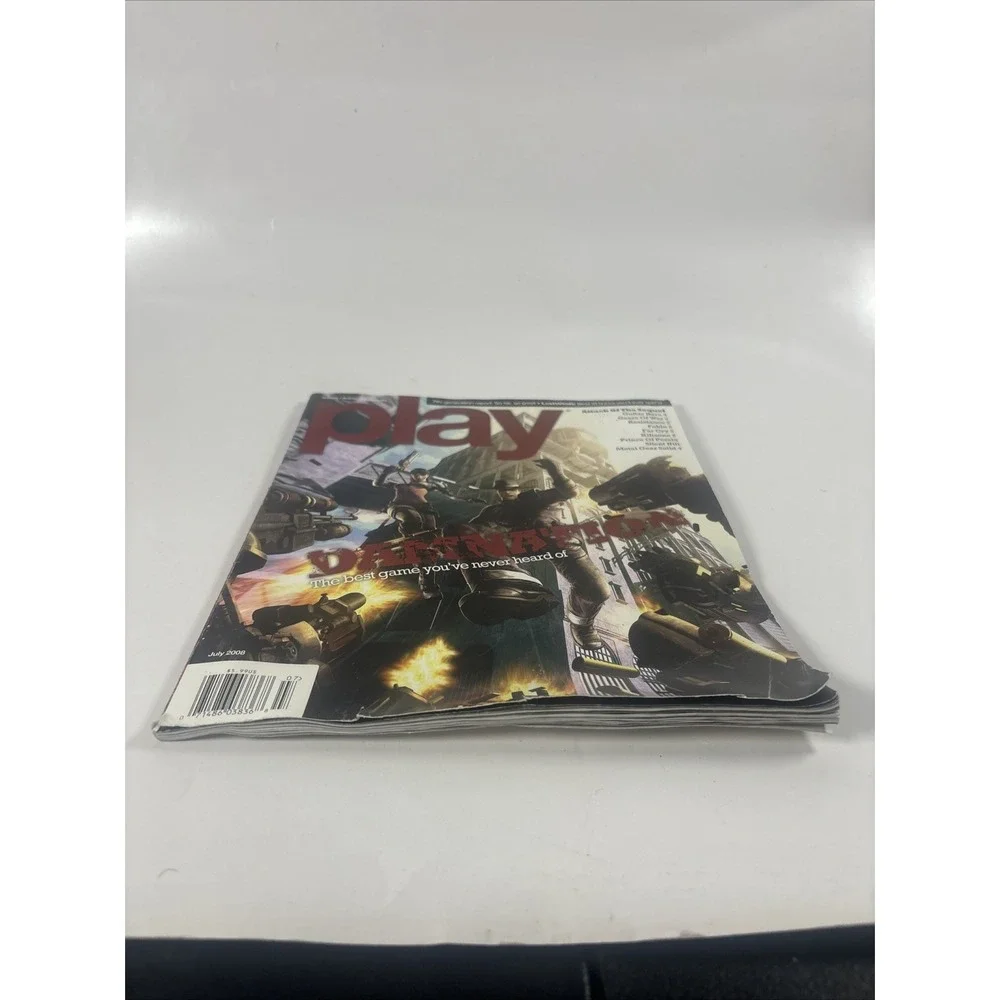 Play Magazine July 2008 Issue Damnation Cover Gaming Collectible